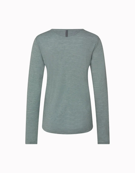 VARG W Åhus 女 天絲羊毛混紡彈性圓領長袖上衣