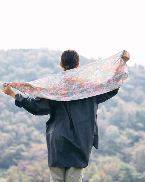 CHAORAS 戶外運動染巾着 萱草