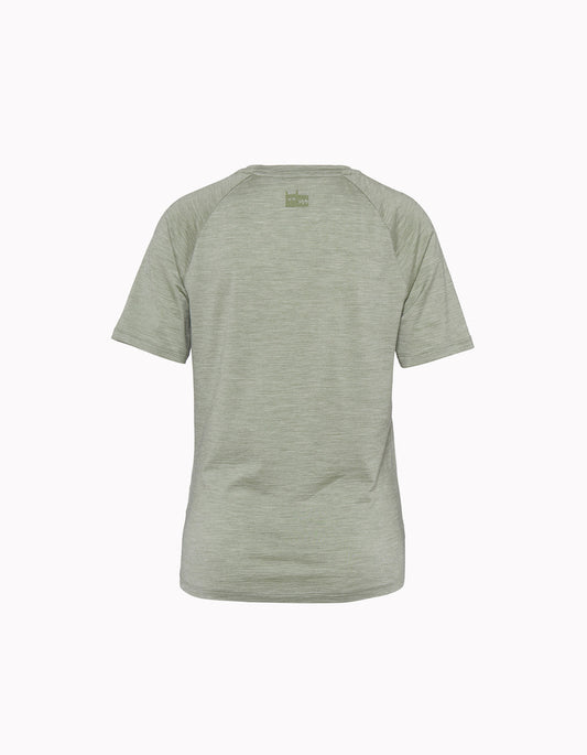 VARG W SKAGEN 天絲羊毛混紡彈性短袖上衣