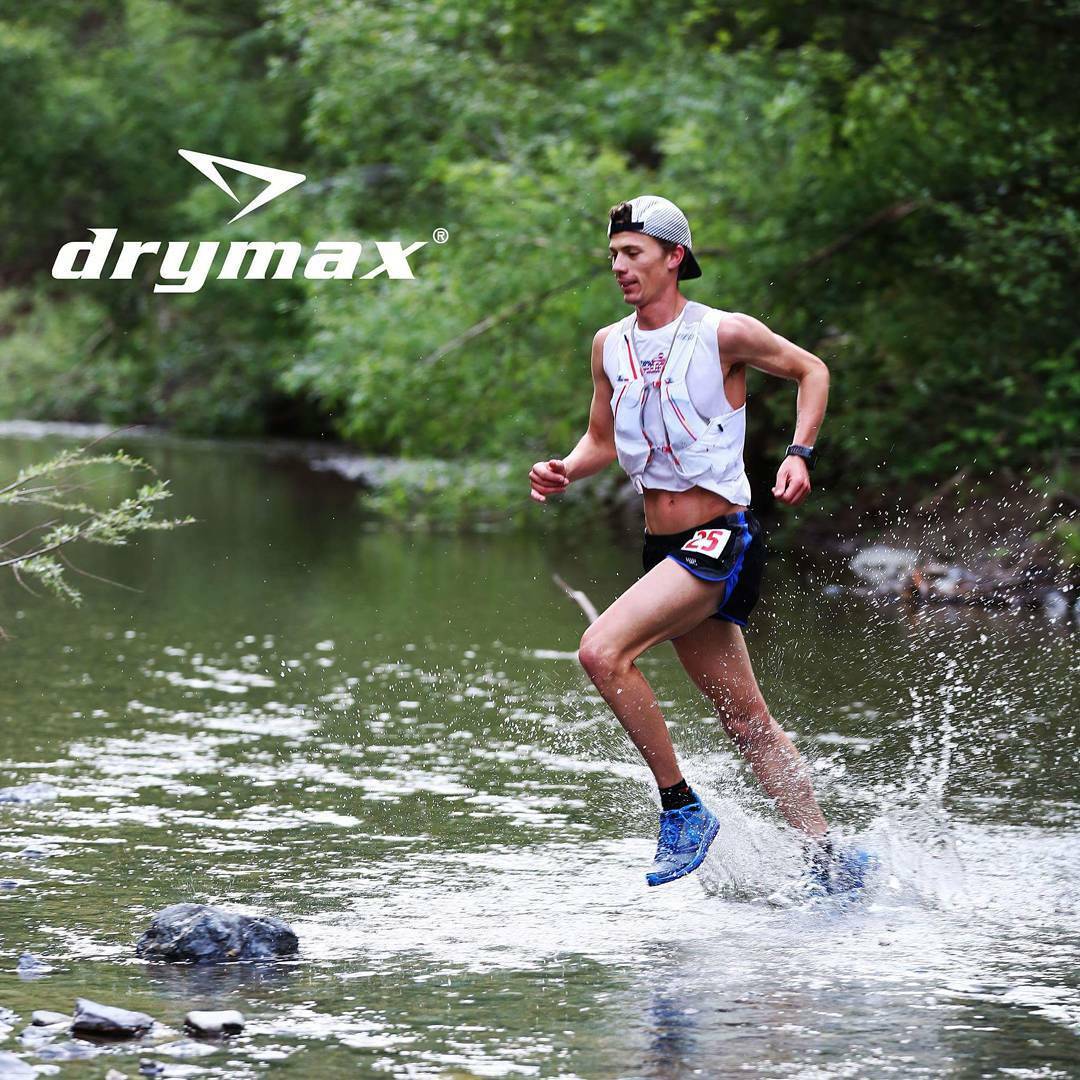 Drymax 輕量越野跑專用襪 Quarter Crew 天藍綠 - Lite Lite Gear