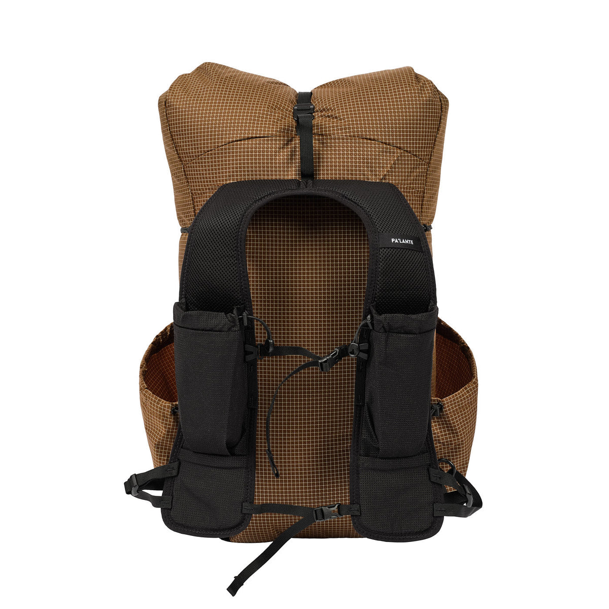 Pa'lante Desert Pack w/ Joey Straps 棕 Brown Gridstop 正面