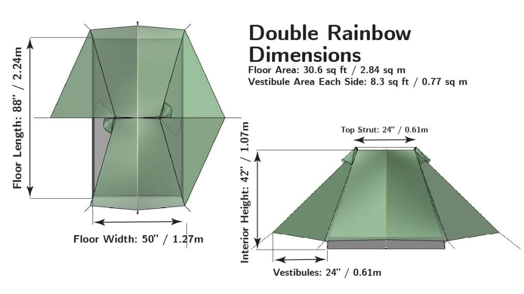 Tarptent Double Rainbow 2P 雙人半自立帳 2024/25新版