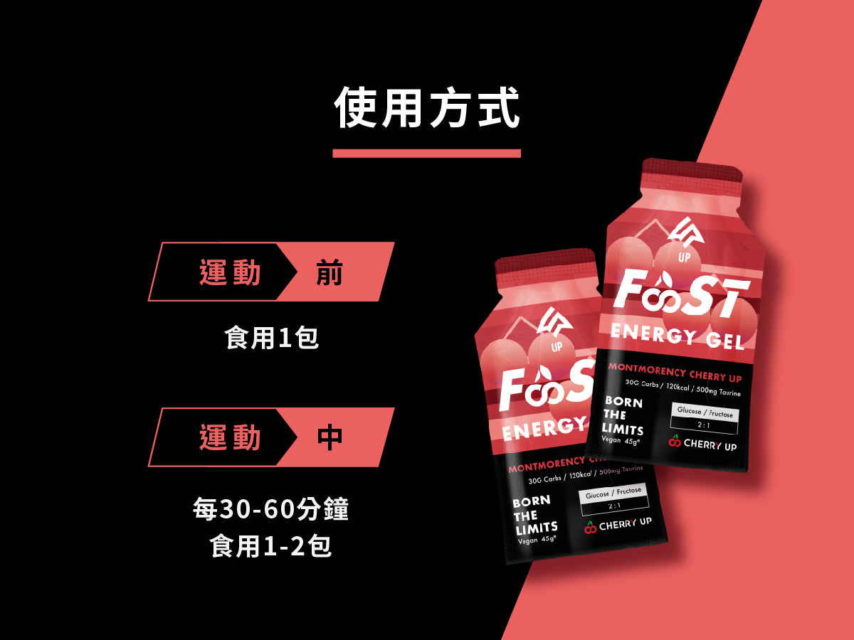 UP FAST能量果膠 酸櫻桃汁口味 散裝