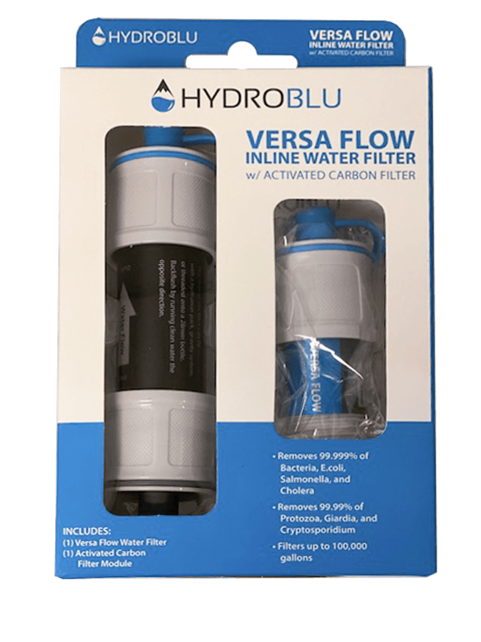 HydroBlu VersaFlow with Activated Carbon Filter 濾水器 活性碳濾水 - Lite Lite Gear