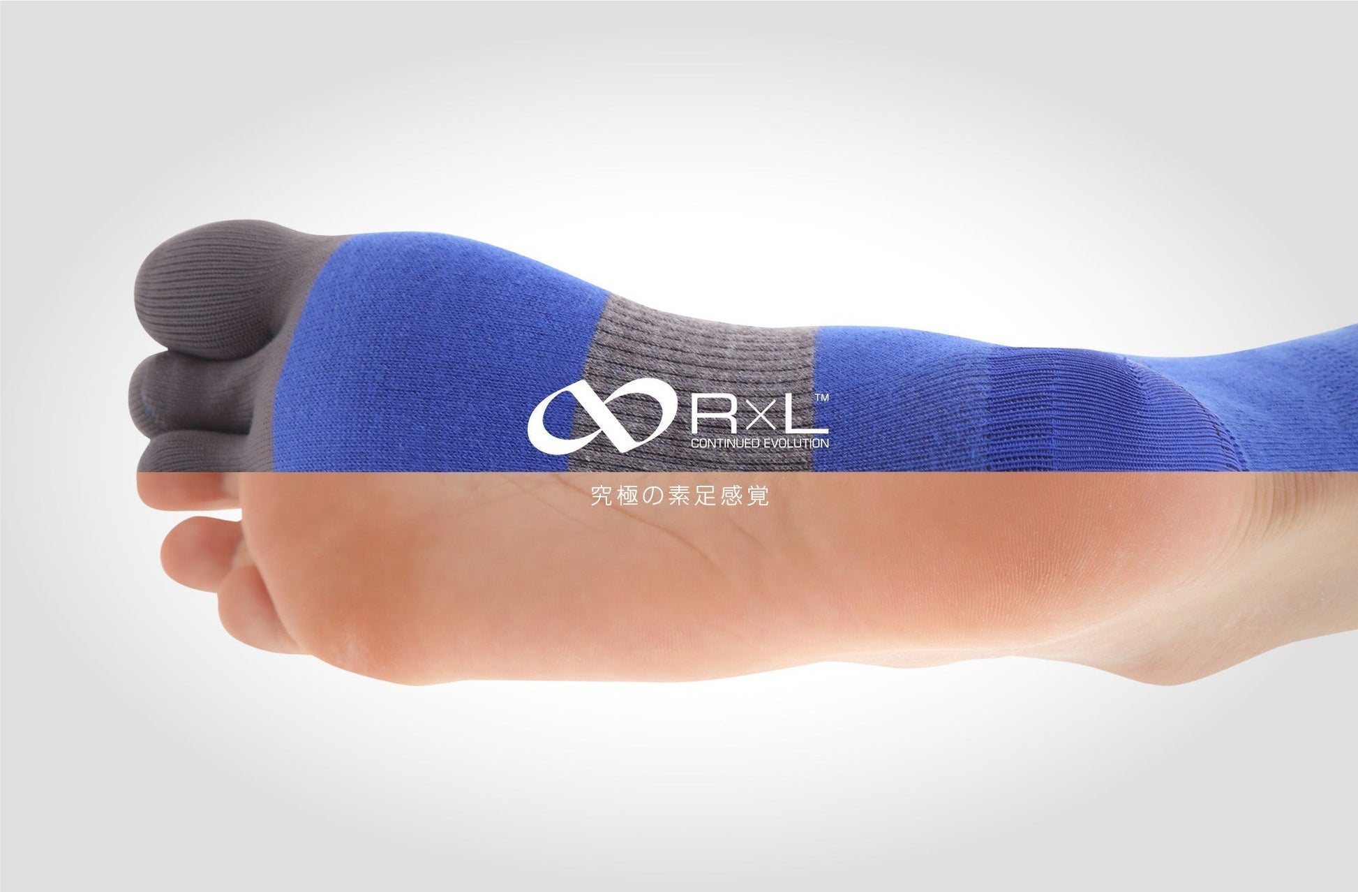 RxL EVO-F 3D 超立體五趾踝襪 木炭黑 - Lite Lite Gear